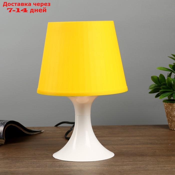 Настольная лампа 1340009 1хE14 15W желтый d=19,5 высота 28см - фото 2 - id-p143601423