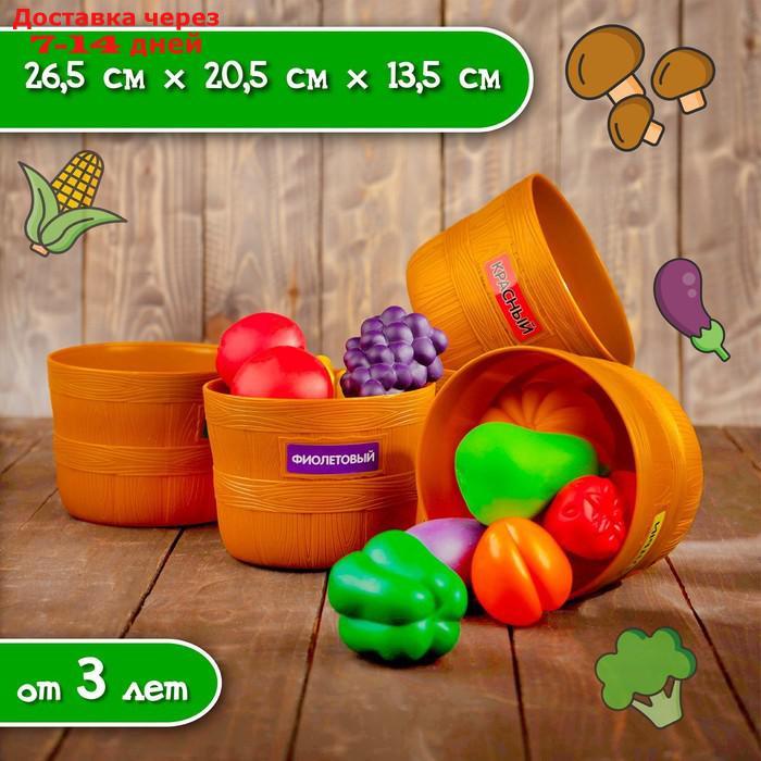 Набор для сортировки "Разноцветный урожай", по методике Монтессори - фото 8 - id-p155331318