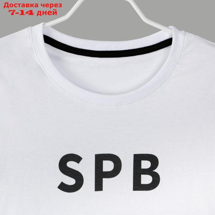 Футболка KAFTAN "SPB" р. S (46), белый - фото 9 - id-p185090158