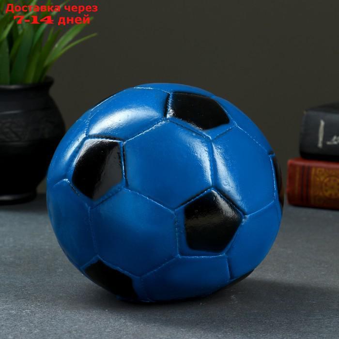 Копилка "Мяч" 15см сине-черный - фото 4 - id-p185086670