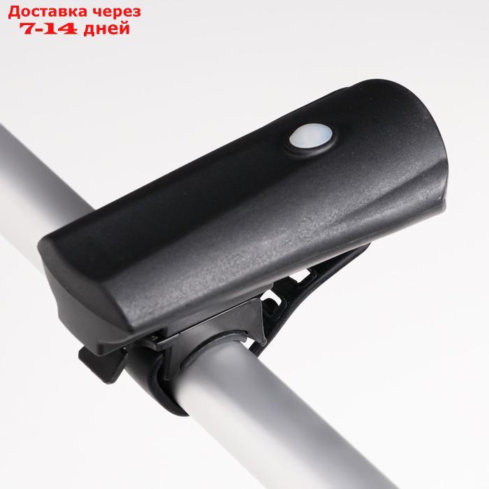 Фонарь велосипедный аккумуляторный "Беркут" c креплением, зарядка от USB, 10х5х4.5 см - фото 3 - id-p162307124