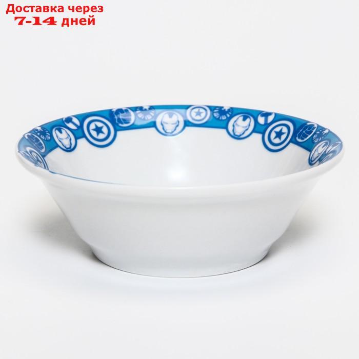 Набор посуды "Марвел", 4 предмета: тарелка Ø 16,5 см, миска Ø 14 см, кружка 200 мл, коврик в подарочной - фото 3 - id-p156276949