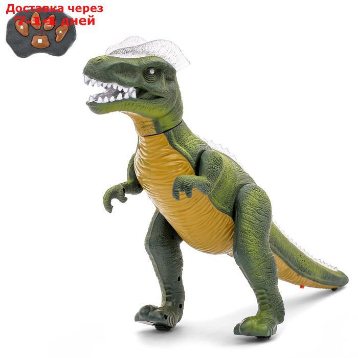 Динозавр радиоуправляемый T-Rex, световые и звуковые эффекты, работает от батареек - фото 1 - id-p165581229