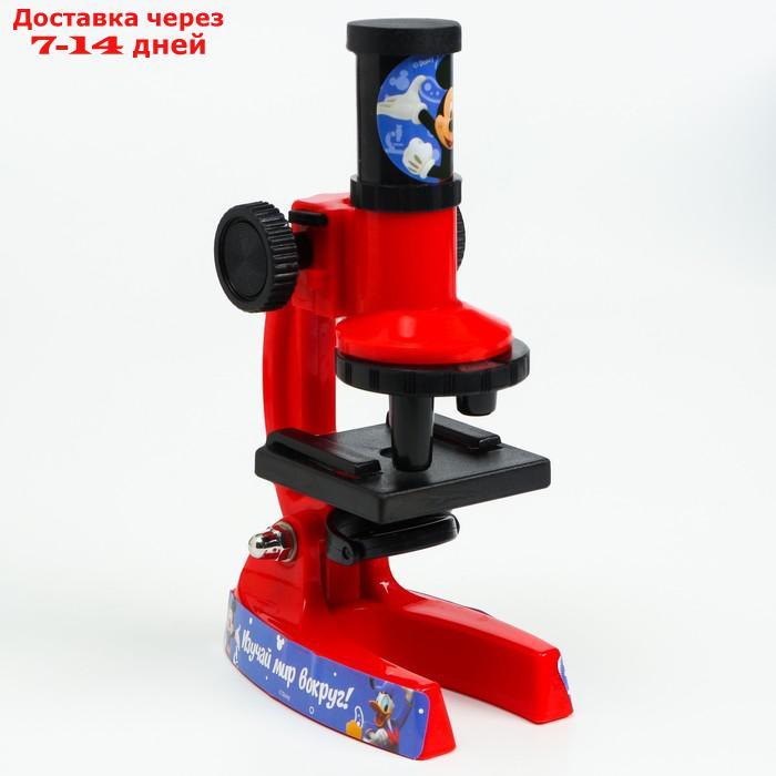 Микроскоп "Микки Маус и друзья" с биноклем и пинцетами цвет МИКС - фото 3 - id-p171949013