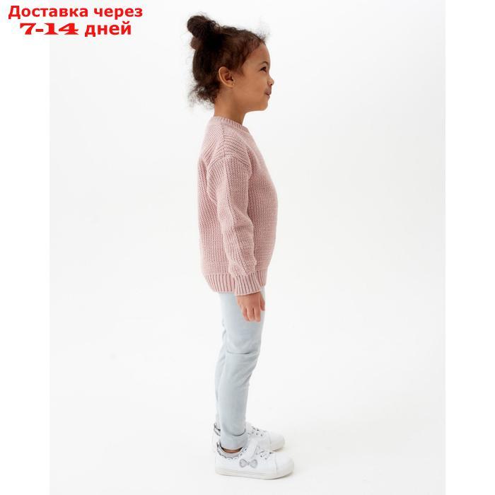 Леггинсы для девочки MINAKU: Casual Collection KIDS, цвет голубой, рост 152 см - фото 2 - id-p157191868