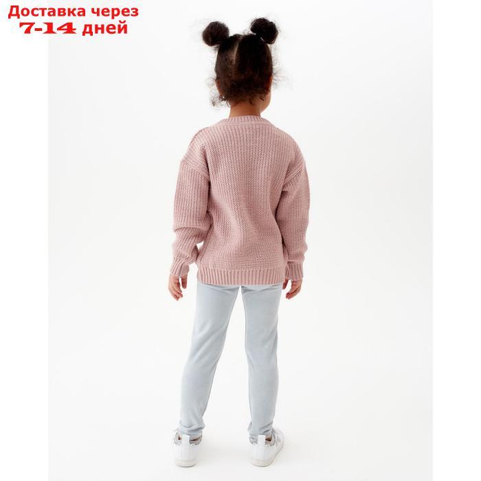 Леггинсы для девочки MINAKU: Casual Collection KIDS, цвет голубой, рост 152 см - фото 3 - id-p157191868