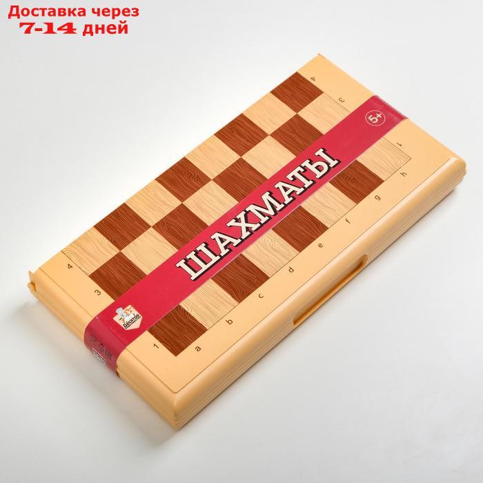 Игра настольная "Шахматы" 32х32 см, фигуры от 4 до 7 см, d=2.6 см - фото 5 - id-p157878662