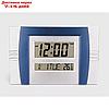 Часы настенные электронные: будильник, термометр, календарь 2 ААА, формат 24 ч, микс, фото 2