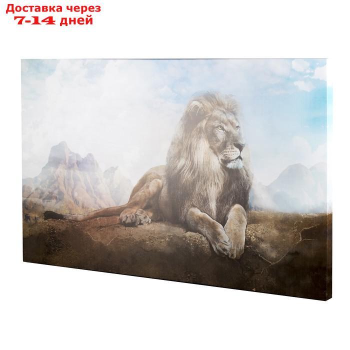 Картина на холсте "Король лев" 60*100 см - фото 2 - id-p163558427