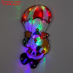 Фигура двусторонняя "Дед мороз" 19х42 см, пластик, 20 LED, 240V МУЛЬТИ