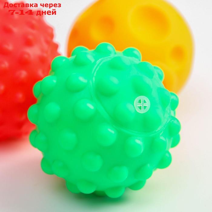 Подарочный набор развивающих мячиков "Цвета и формы" 6 шт. - фото 5 - id-p155346463