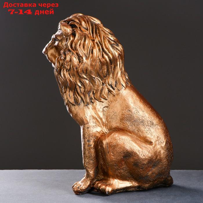 Фигура "Лев сидящий" бронза 40х25х56см - фото 3 - id-p162308295