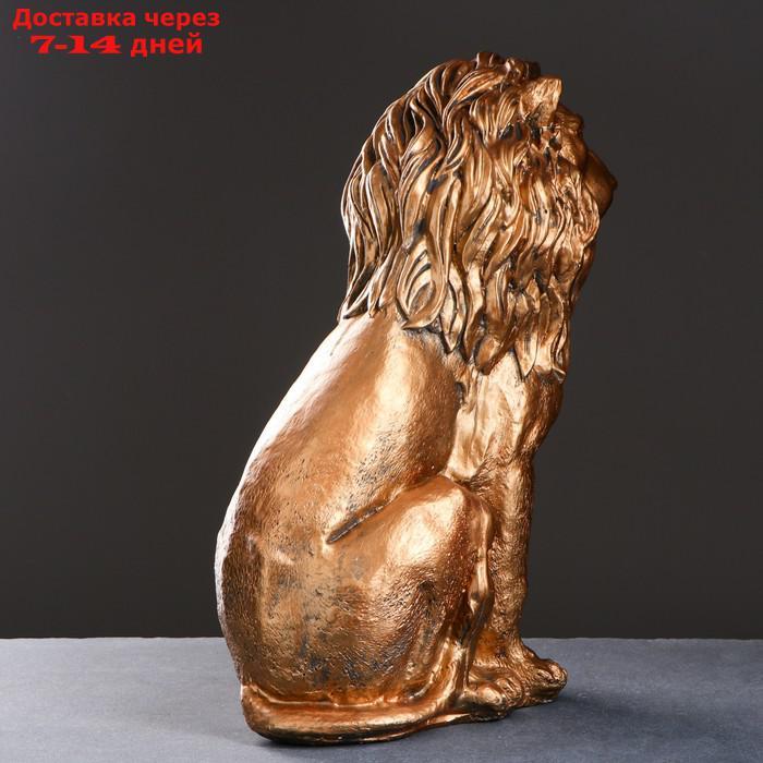 Фигура "Лев сидящий" бронза 40х25х56см - фото 4 - id-p162308295