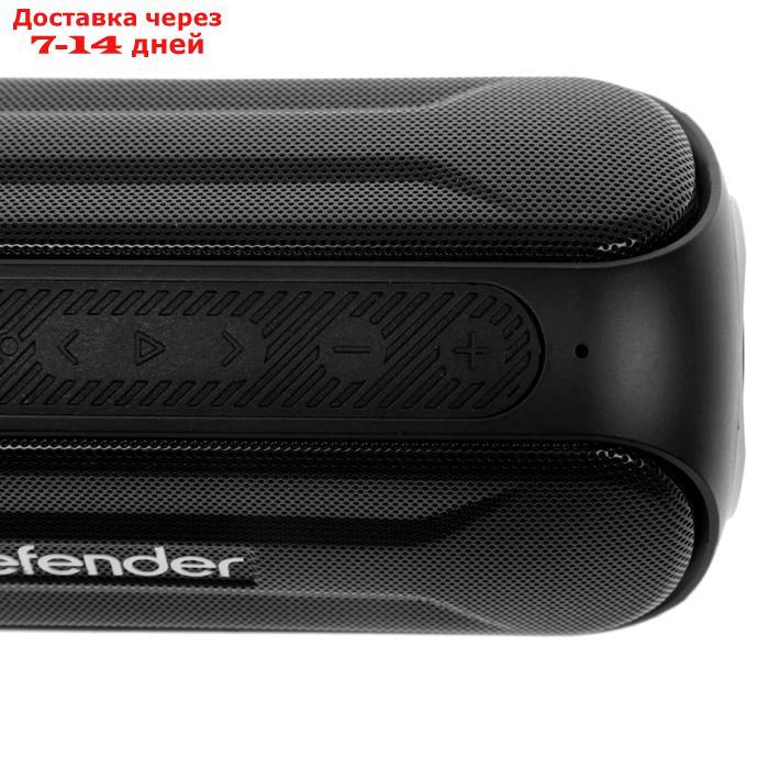 Портативная колонка Defender Enjoy S1000, 20 Вт, Bluetooth 4.2, 2000 мАч, подсветка, чёрная - фото 4 - id-p156244272