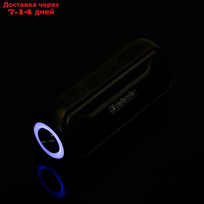 Портативная колонка Defender Enjoy S1000, 20 Вт, Bluetooth 4.2, 2000 мАч, подсветка, чёрная - фото 8 - id-p156244272