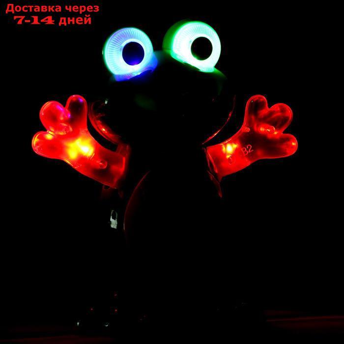 Игрушка "Лягушка", работает от батареек, танцует, световые и звуковые эффекты - фото 4 - id-p178318524