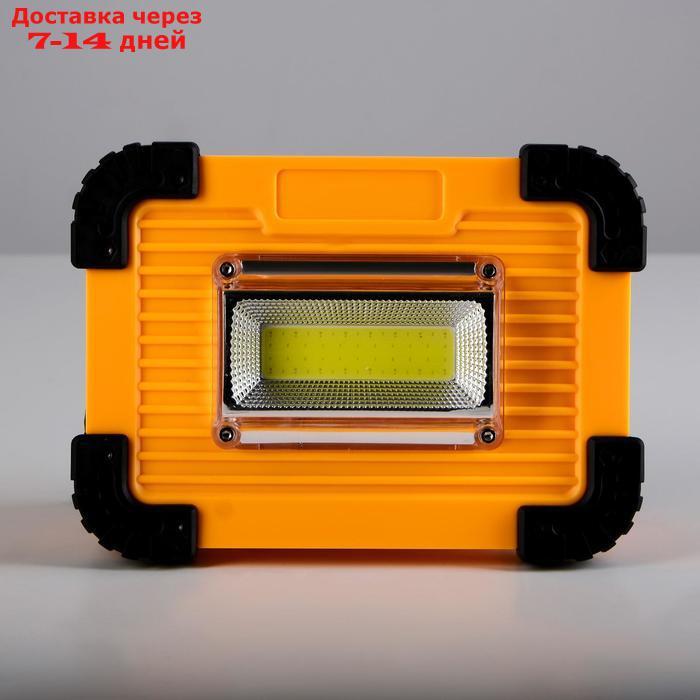 Фонарь аккумуляторный 15 Вт, 2400 mAh, солнечная батарея, USB, зарядка для телефона - фото 2 - id-p162307237