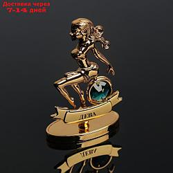 Сувенир знак зодиака "Дева", 7х2,3х9 см, с кристаллом Сваровски