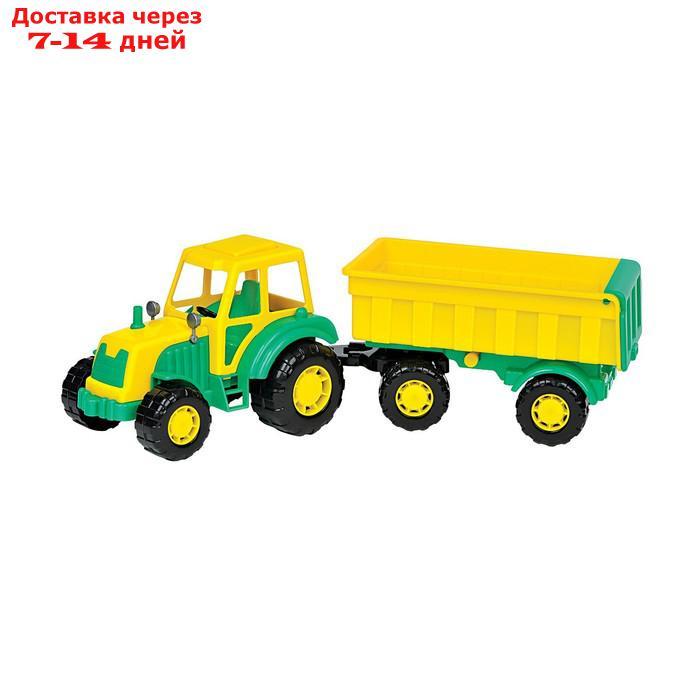 Трактор "Мастер", с прицепом №1, цвета МИКС - фото 2 - id-p136154909