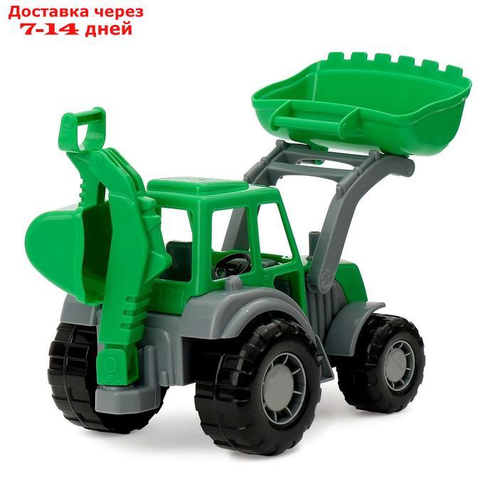 Трактор-экскаватор "Мастер", цвета МИКС - фото 3 - id-p137744272