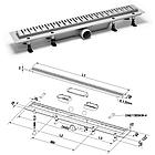 Душевой трап PlastBrno New Design 2 SZA2650, фото 2