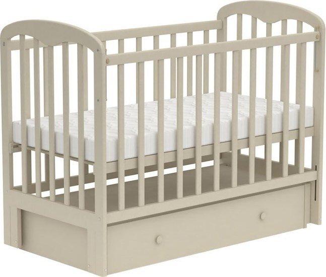 Классическая детская кроватка Фея 328 (бежевый)