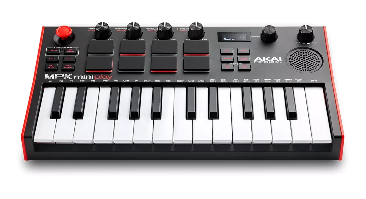 MIDI-клавиатура Akai Pro MPK Mini Play MK3 - фото 2 - id-p186634057