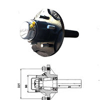 Ступица с полуосью в комплекте Q40