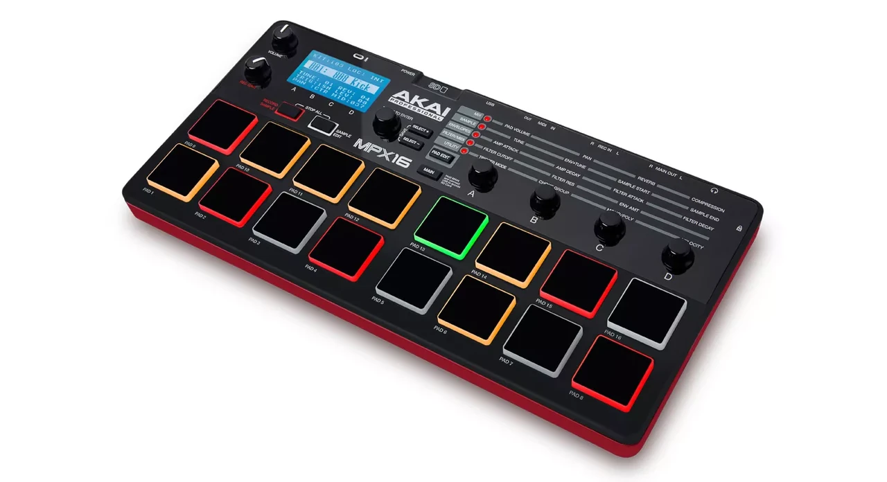 MIDI-контроллер Akai Pro MPX16 - фото 2 - id-p186655852