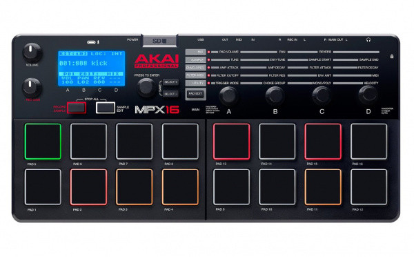 MIDI-контроллер Akai Pro MPX16