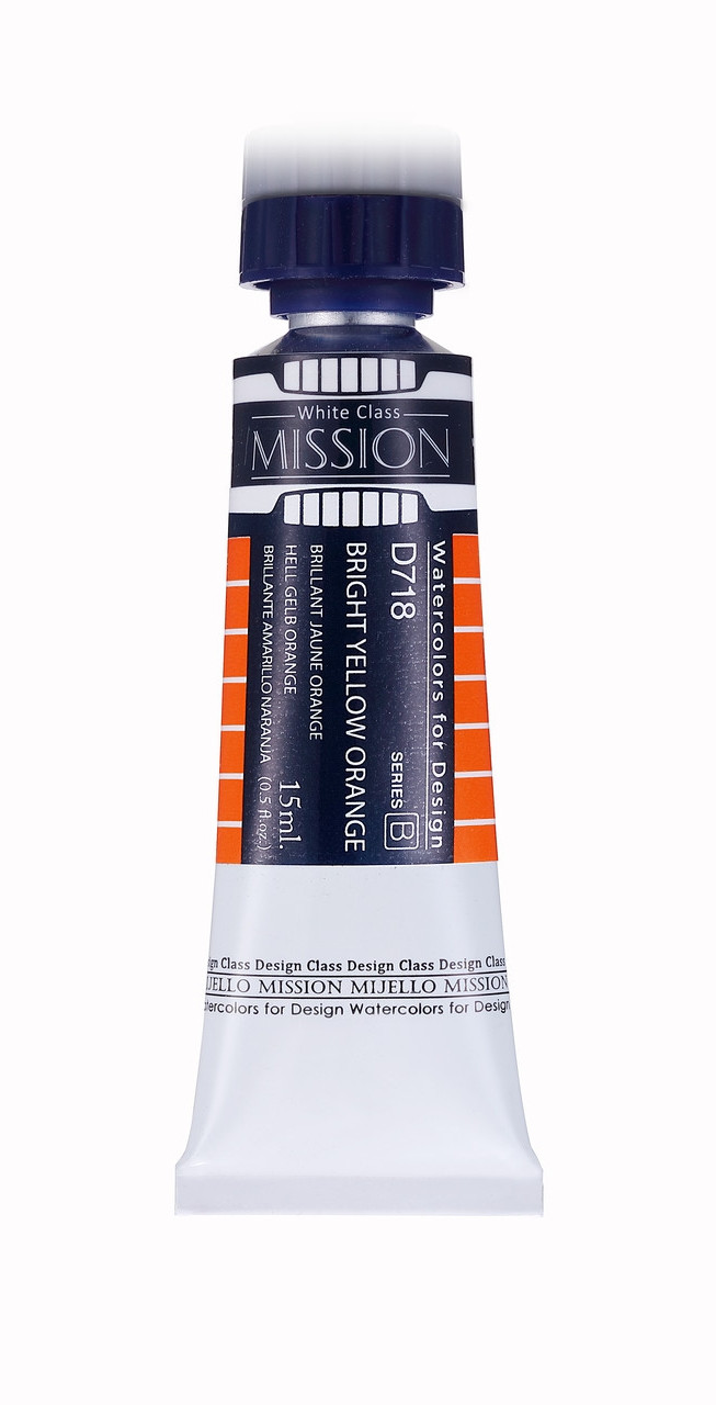 Акварельная краска Mission White,  bright yellow orange, 15 мл