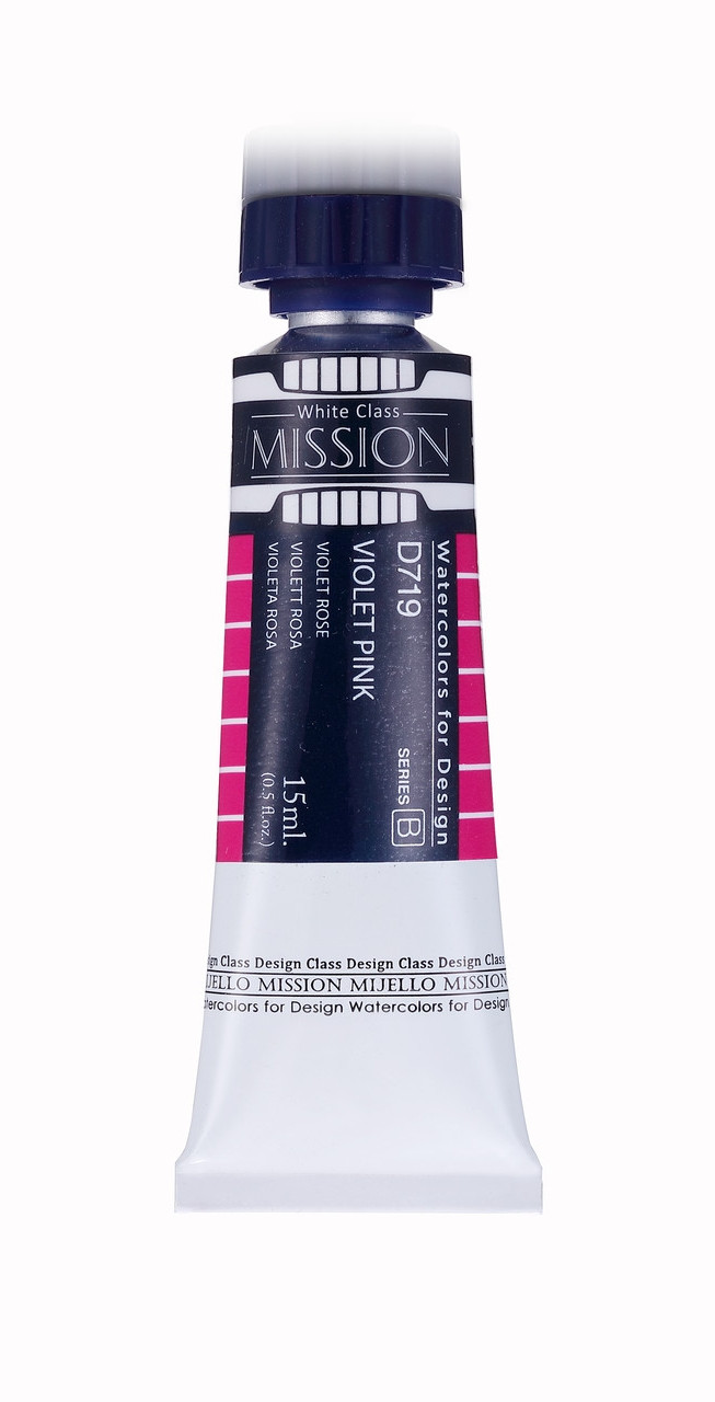 Акварельная краска Mission White, violet pink, 15 мл