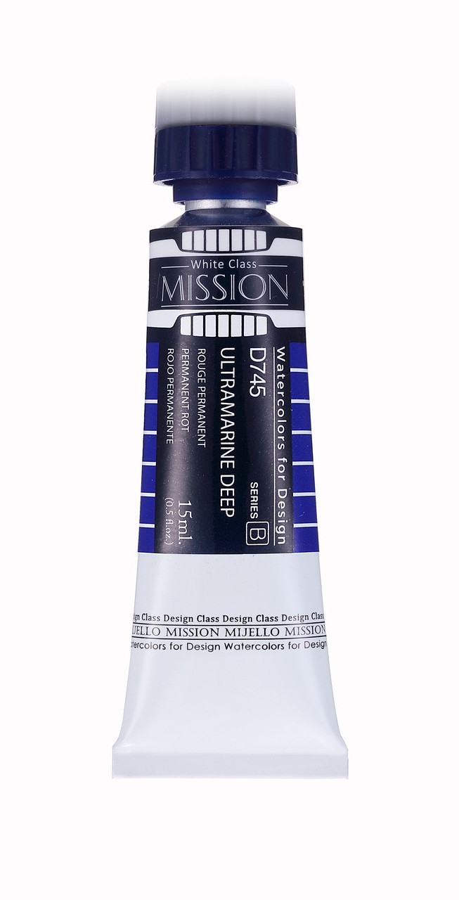 Акварельная краска Mission White, ultramarine deep, 15 мл