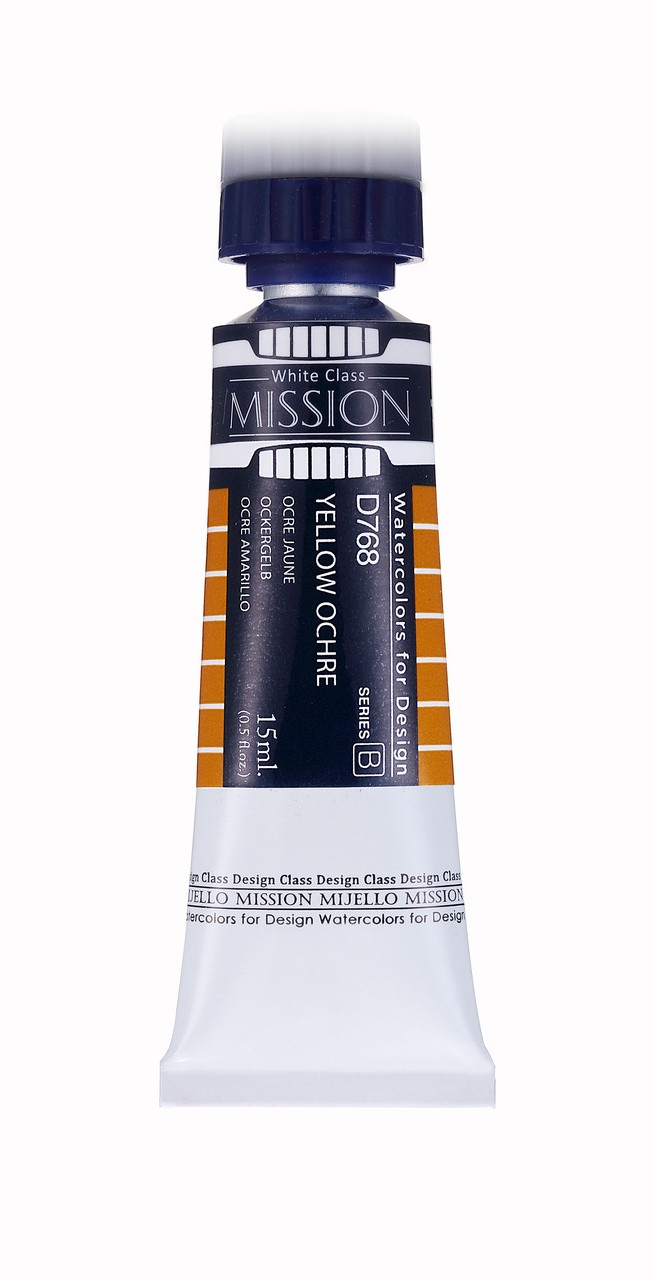 Акварельная краска Mission White, yellow ochre, 15 мл