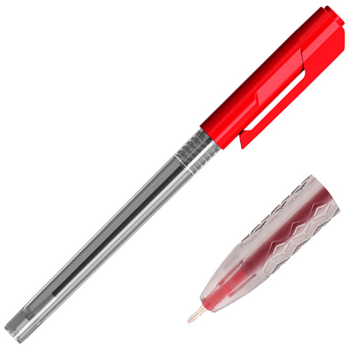 Ручка шариковая Deli ARROW красная (цена с НДС)