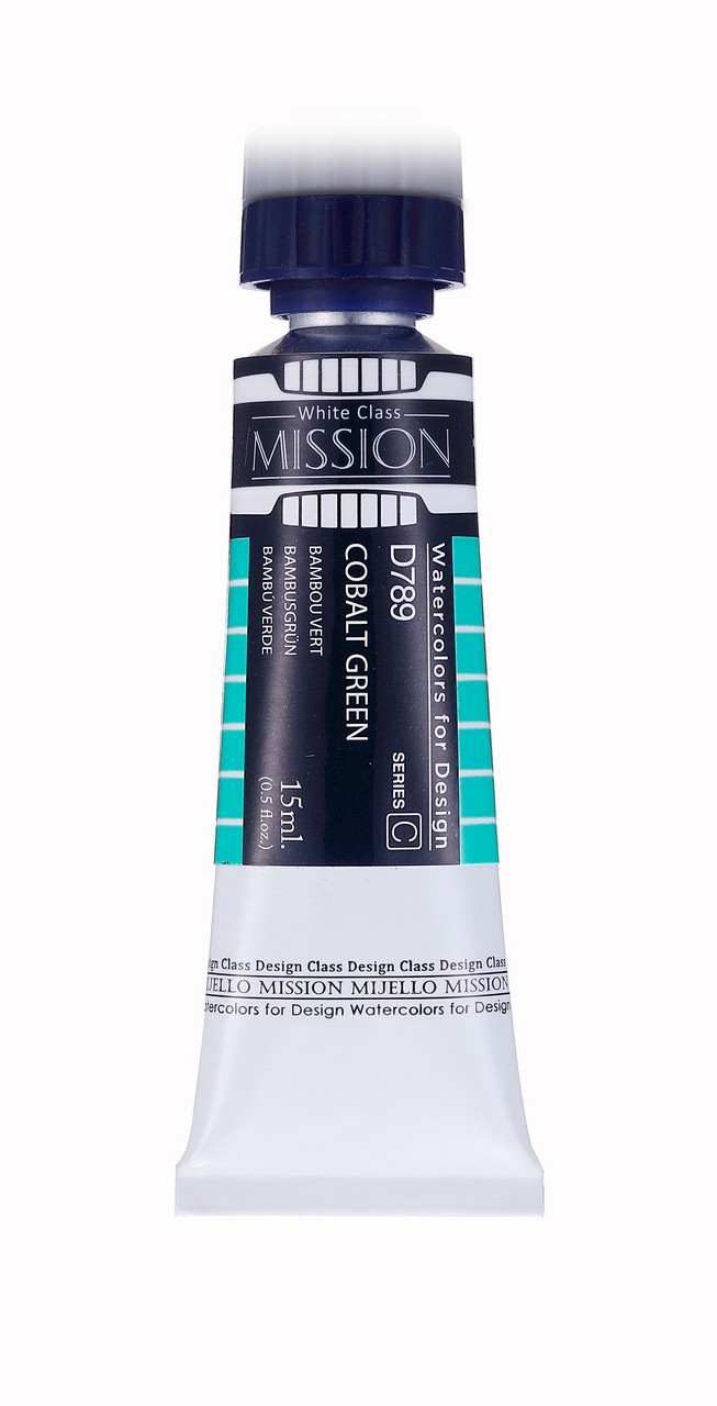 Акварельная краска Mission White, cobalt green, 15 мл