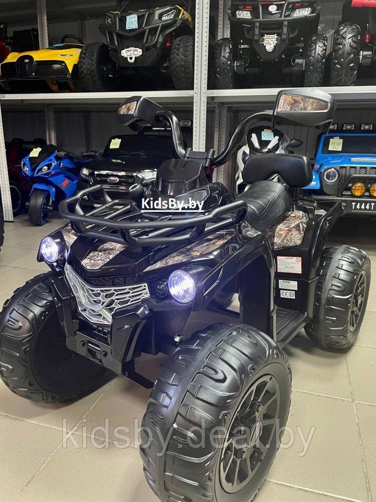 Детский электроквадроцикл RiverToys JS009 (черный камуфляж) - фото 1 - id-p181943884
