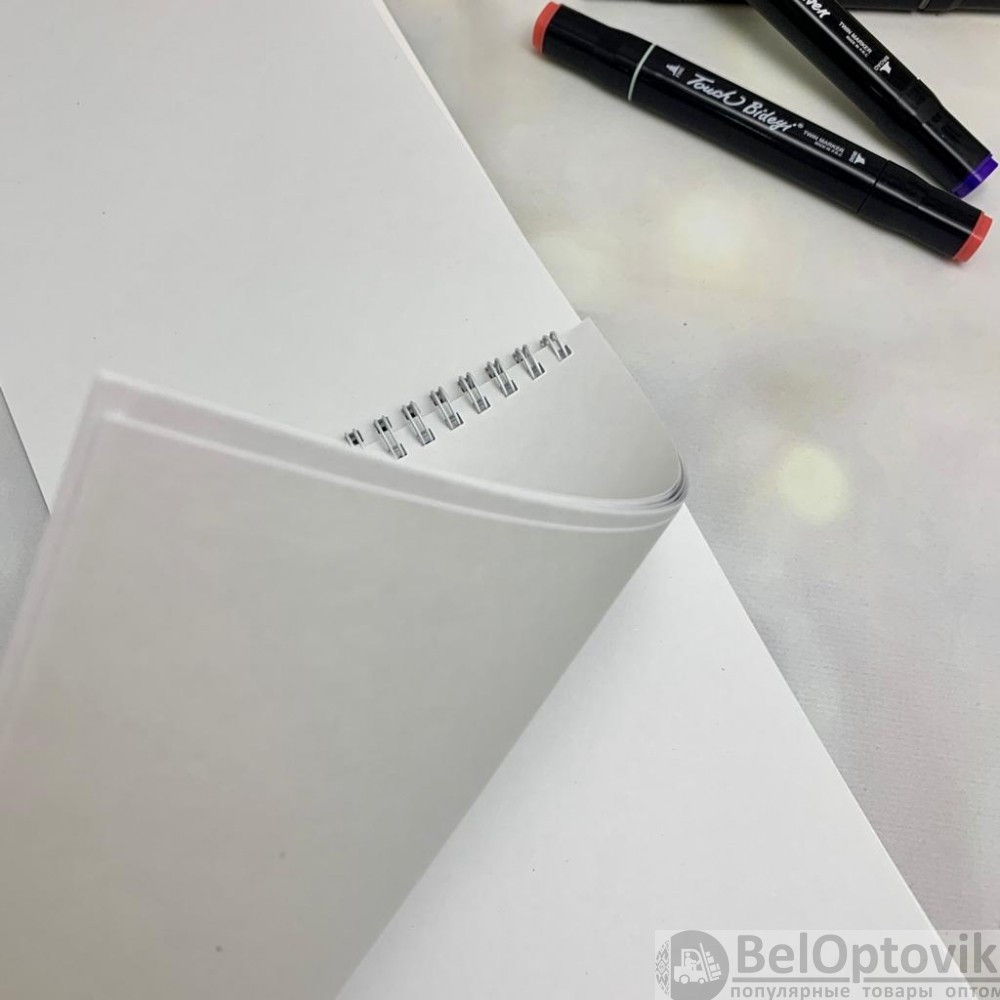 Блокнот для зарисовок и скетчинга с плотными листами Sketchbook (А5, спираль, 30 листов,170гр/м2) Единорожка - фото 7 - id-p186690004
