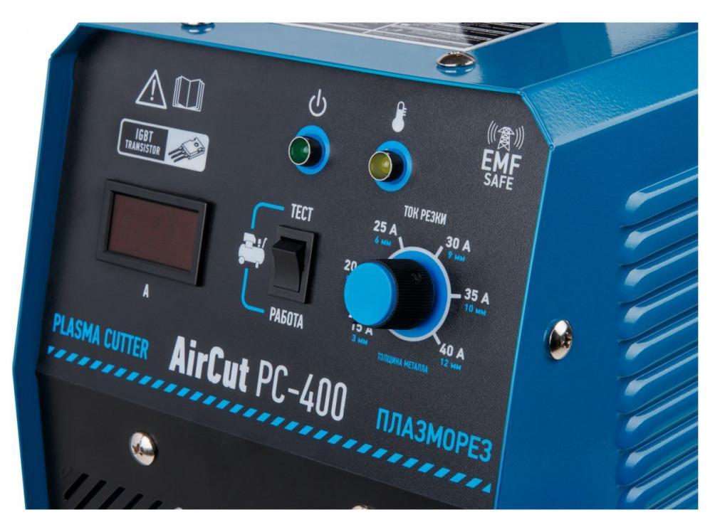 Плазморез Solaris AirCut PC-400 (220 В; 15-40 А; Высоковольтный поджиг; встроен.компрессор; термозащита; - фото 7 - id-p186690658