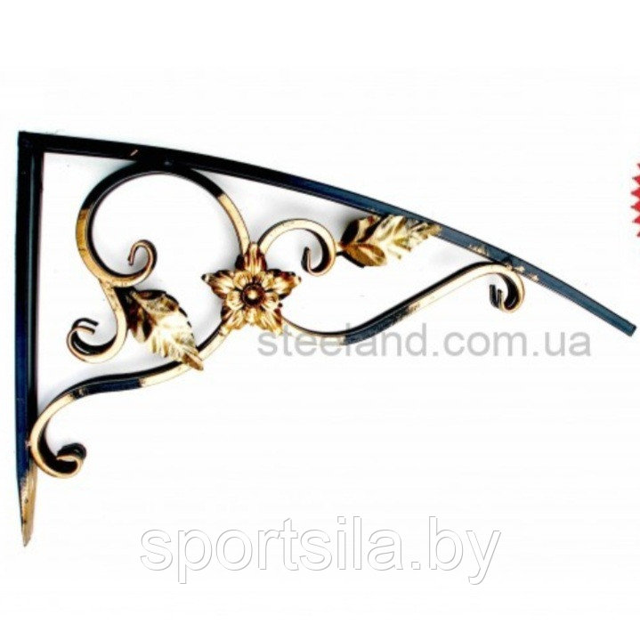 Кронштейн для козырька крыльца арт. ККК(02)1.2.06. Размеры: 120х60см