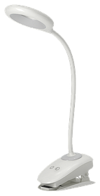 НАСТОЛЬНЫЙ СВЕТИЛЬНИК СВЕТОДИОДНЫЙ АККУМУЛЯТОРНЫЙ "ФОТОН" CL-05D4A на прищепке-B (5 W), Белый