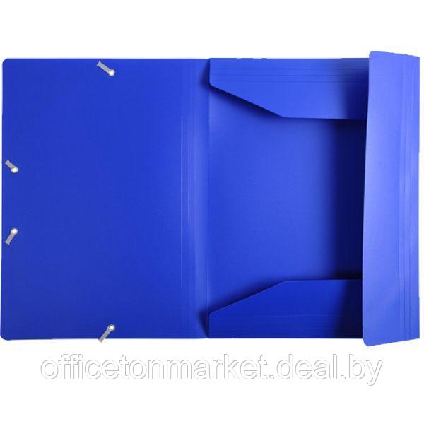 Папка на резинках "Exacompta", A4, 15 мм, полипропилен, синий - фото 2 - id-p137119694