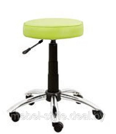 Табурет стул Соло хром для комфортного размещения медперсонала и пациентов, (Solo Chrome в кож/заме V) - фото 3 - id-p186698059