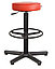 Кресло табурет СТУЛ СОЛО GTS высокй для кассира и лаборанта, (STOOL SOLO GTS Ring Baza в искусственной коже V), фото 10