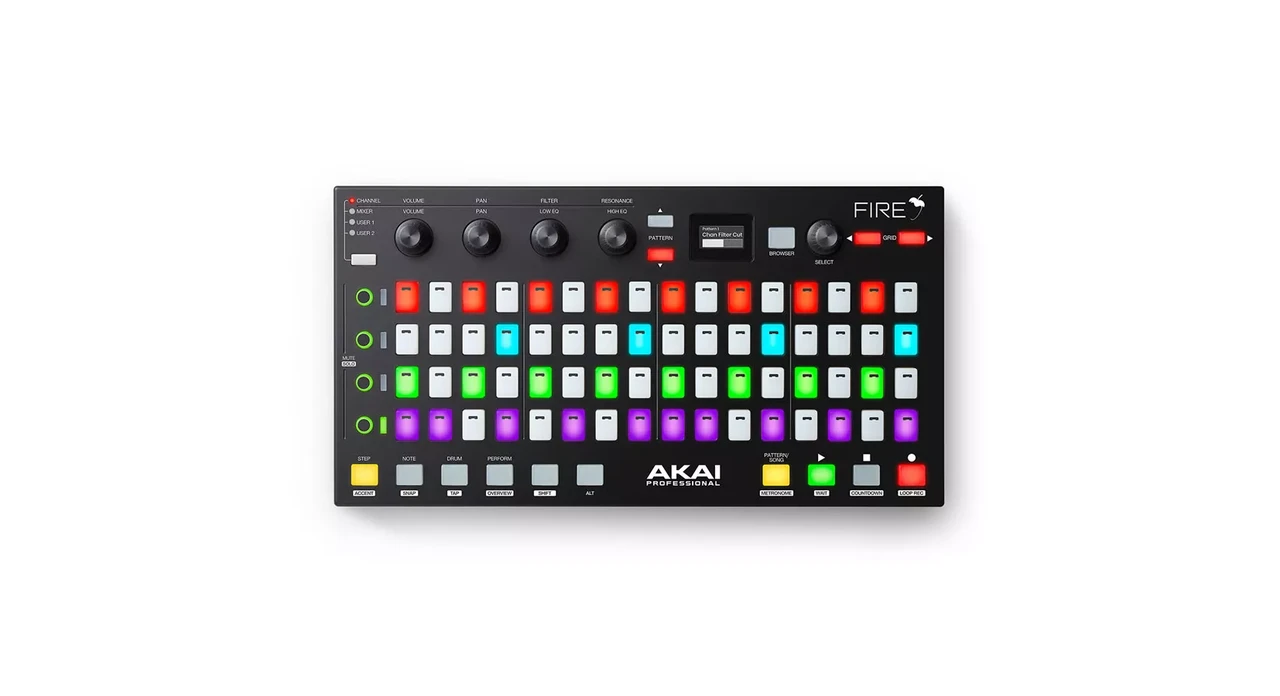 MIDI-контроллер Akai Pro Fire + soft для FL studio