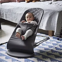 Кресло-шезлонг для новорожденных Good Luck / Кресло-качалка для ребёнка (серый), фото 2
