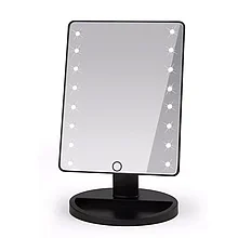 Косметическое зеркало с подсветкой Large Led Mirror (Черный)
