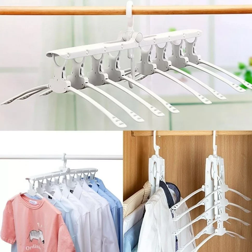 Складная вешалка Multifunctional Clothes Hanger 8 в 1 - фото 3 - id-p130026985