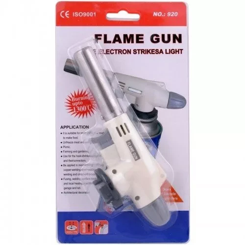 Портативная газовая горелка FLAME GUN / Флейм Ган с пьезоподжигом - фото 4 - id-p143347346