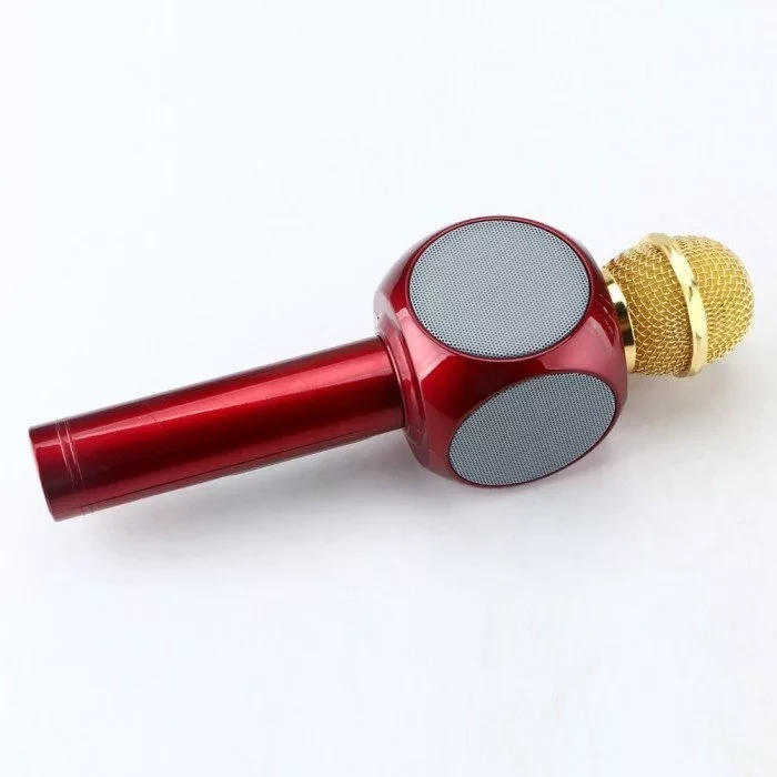 Беспроводной караоке-микрофон с колонкой WSTER WS-1816 Red (1) - фото 2 - id-p143514666